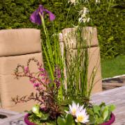 Miniatyrdamm för terrass och balkong