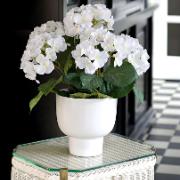 Hortensia vit - Konstgjord växt