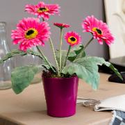 Gerbera rosa - Konstgjord växt