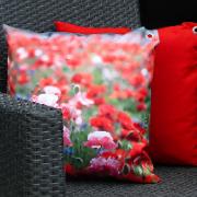 Trädgårdskuddar Vallmo Set