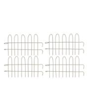 Mini-trädgård staket - off-white