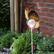 Uggla med solcellsboll