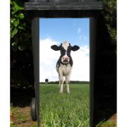 Dekorationssticker för sopcontainer - Ko