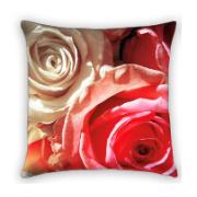 Trädgårdskudde - Blommor är vänner - close up