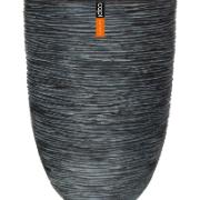 Capi Nature Rib Vase - svart