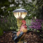 Tupp med solcellslampa och ljud